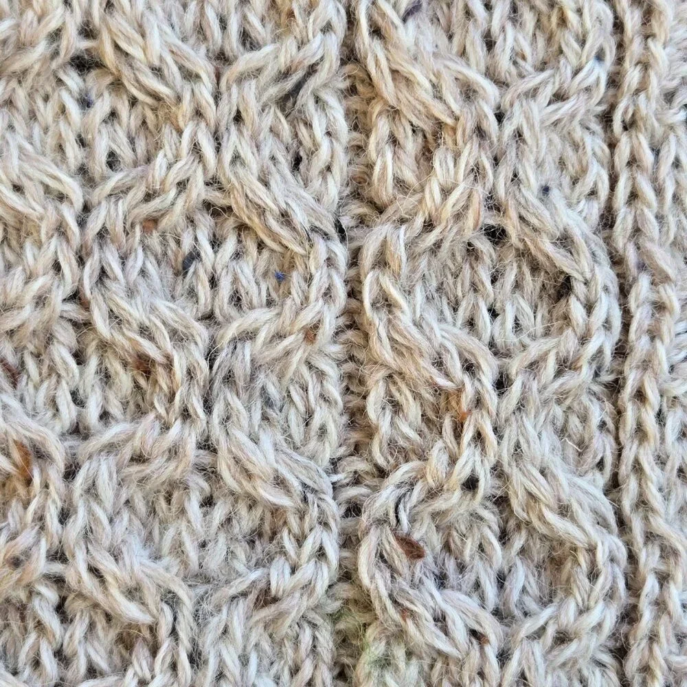 NWT Aran Crafts Merino Wool Donegal Honeycomb Scarf